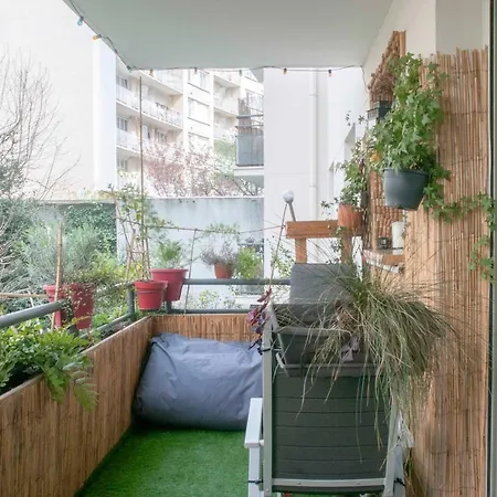 Nice 48 M2 With Garden-Balcony And Wifi In Paris Lägenhet