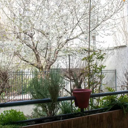 Lägenhet Nice 48 M2 With Garden-Balcony And Wifi In Paris